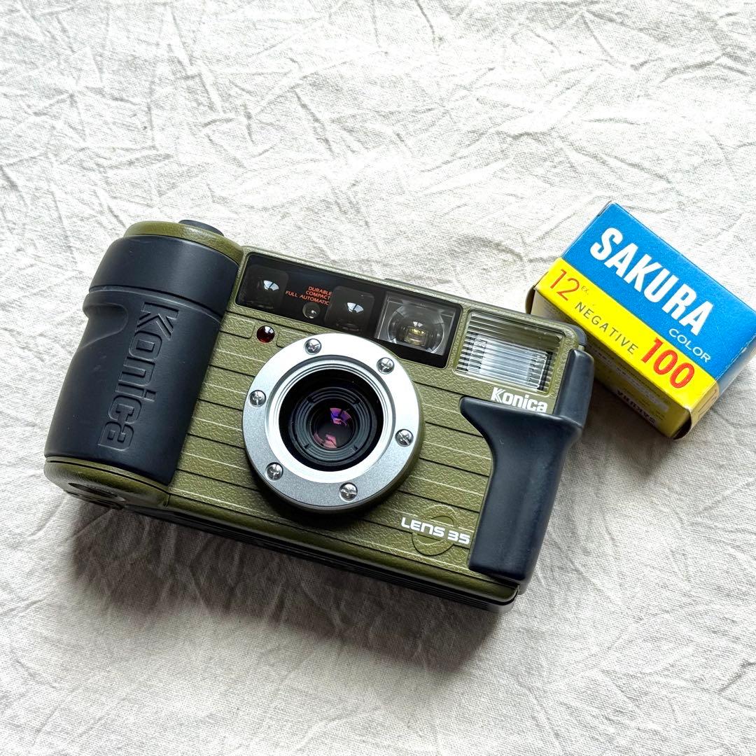 Konica Genba Kantoku 35WB (Olive) - Filem.sg