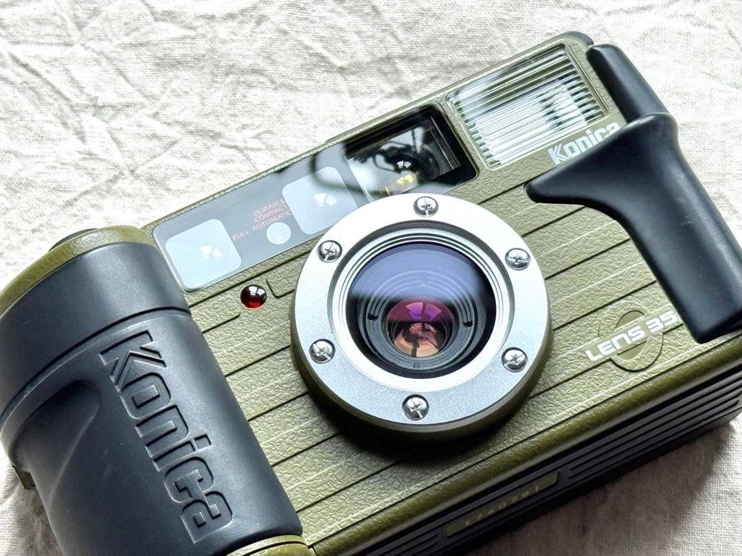 Konica Genba Kantoku 35WB (Olive) - Filem.sg