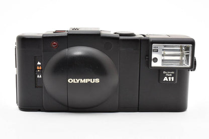 Olympus XA2 with A11 flash front